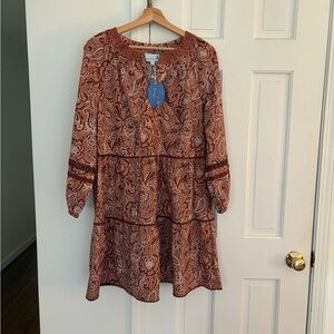 Cartolina Collin’s Mini Dress in Paisley Small